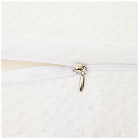 Cuscino con cuscino Bianco 60 x 34 x 11 cm Poliestere - Foto 9