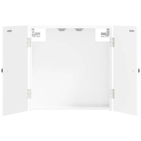 Armadio per Dartboard EDE Bianco Lucido 52,5 x 10,5 x 53,5 cm - Foto 1