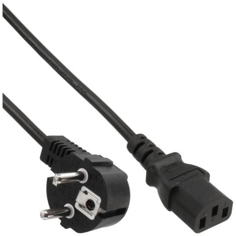 cavo alimentazione elettrica spina cee 77 (schu. ko.) a 90 a presa vde c13, nero, 5m - Foto 3