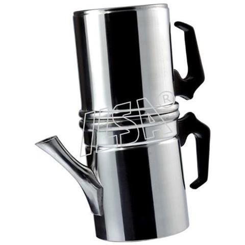 Caffettiera napoletana 3-4 tazze in alluminio - Foto 4