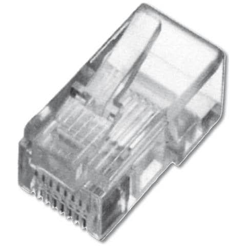 Connettore Plug Telefonico 4 Conduttori 4 Posizioni Rj10 (A-Mo 4/4 Sf)  - Foto 2