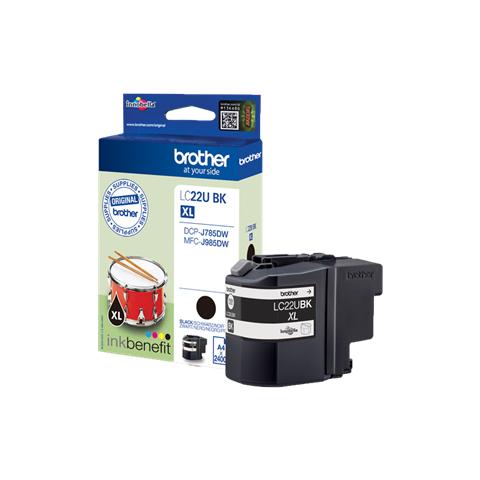 LC-22UBK cartuccia d'inchiostro Originale Resa elevata (XL) Nero - Foto 1