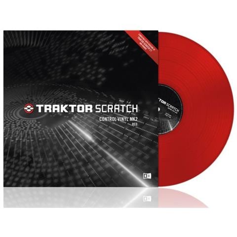 Traktor Scratch Pro Control Vinyl Red Vinile Controllo Rosso - Foto 1