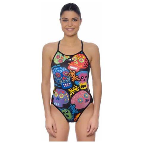 Costumi Da Bagno Turbo Halloween Skulls Costumi Donna S - Foto 1