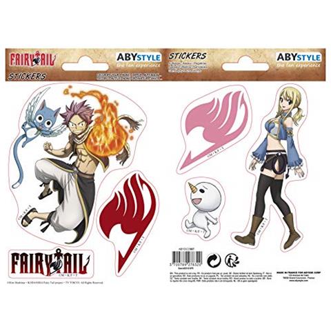 Fairy Tail - Adesivi - 16x11cm - Natsu & Lucy - Foto 1