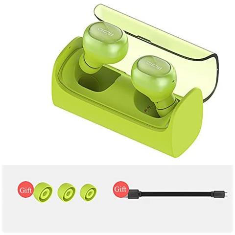 AIYAMAYA - Vero Wireless Qcy Q29 Mini Senza Fili Bluetooth 4.1 Doppia  Doppia Cuffia Auricolare Con Ricarica Box - Verde - ePRICE