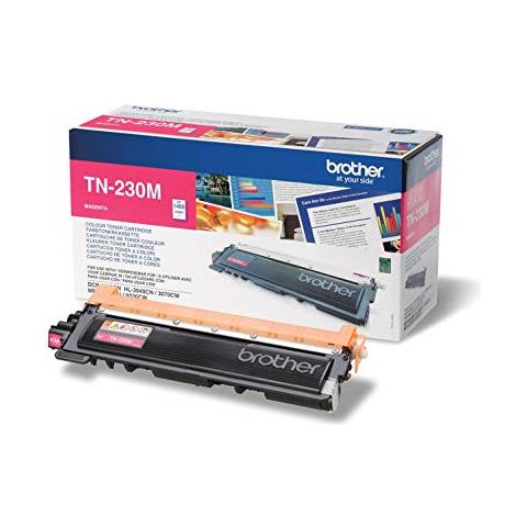 Toner Tn230m Originalecapacità Standardfino 1400 Hl3040cn Pagineper Stampanti / Hl3070cw / Dcp9010cn / Mfc9120cn / Mfc9320cwcolore Magenta - Foto 1