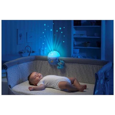 Next 2 Stelle Culla Peluche Con Funzione Di Proiettore, Musica E Luce Notturna, Grigio - Foto 8