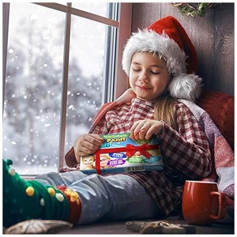 Viso Vernici Per Bambini Halloween Make Up Set Per Ragazzi Ragazze Toy Body Painting - Regalo Di Natale Tavolozza Kit Che Comprende Glitter Stencil Tattoo Per Bambini - Regalo Unico - Foto 4