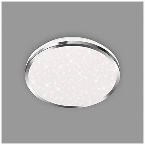 Soffitto Briloner Leuchten Led Bagno Incl Luce. Stella Decorazioni Ip44 12 Watt 1200 Lumen 4000 Kelvin Cromo-white 280 X 70 Mm (p X A) - Foto 1