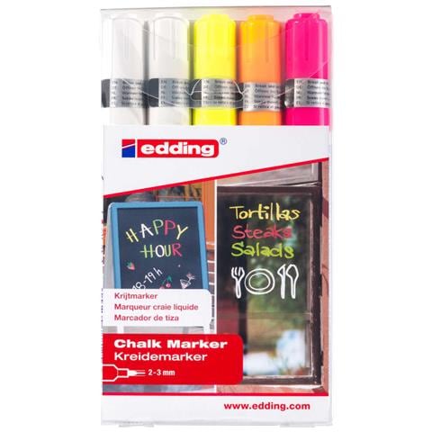 Pennarelli a Gesso 5 pz Multicolore 4095 - Foto 1