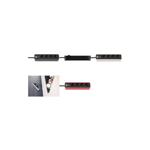Ecolor Presa Multipla 4 Vie Bianco /nero 1,5 M H05vv-f 3g1.5 - Foto 4