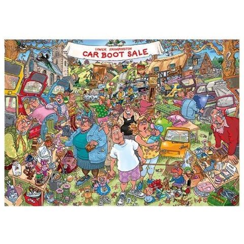Puzzle Wasgij Original 35 Car Boot Capers 1000 Pezzi - Foto 2