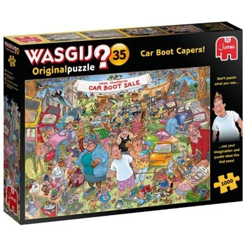 Puzzle Wasgij Original 35 Car Boot Capers 1000 Pezzi - Foto 1