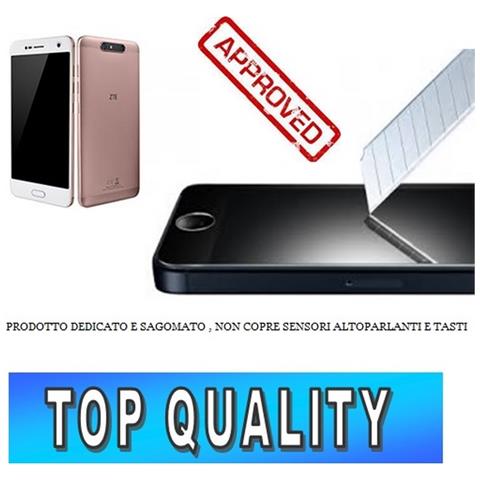 Tempered Glass Screen Protector Pellicola Vetro Temprato Zte Blade V8 - Foto 1