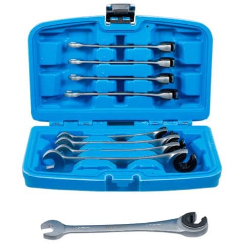 Set Di Chiavi A Cricchetto - 8 - 17 Mm - 9 Pezzi - 30849 - Foto 1