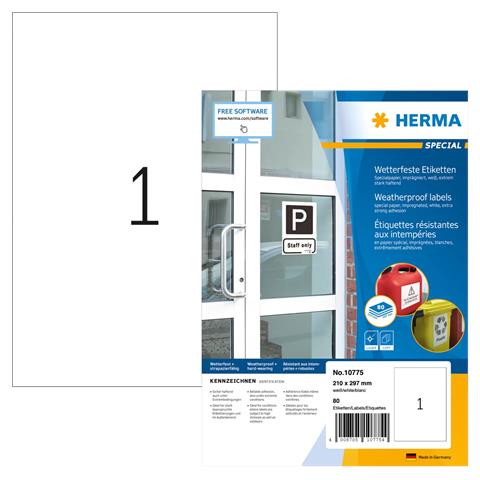 10775 etichetta per stampante Bianco Etichetta per stampante autoadesiva - Foto 1