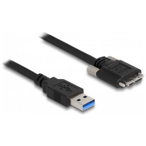 Cavo USB A – Micro B 3.2 Gen 1 Nero 0.5m – Alta Velocità Per Dispositivi Esterni