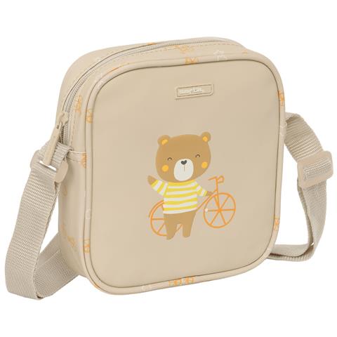 Borsa A Tracolla Orso Beige 16 X 18 X 4 Cm - Foto 1