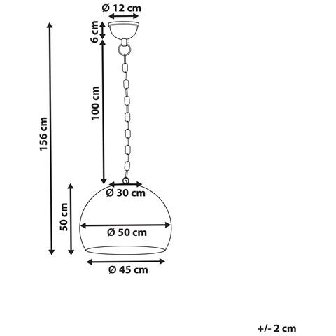 Lampadario Harangi Metallo Ottone - Foto 2