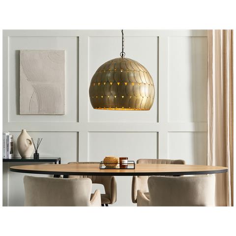 Lampadario Harangi Metallo Ottone - Foto 1