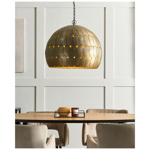 Lampadario Harangi Metallo Ottone - Foto 8