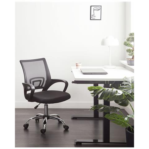 Sedia Da Ufficio Solid Nero - Foto 1