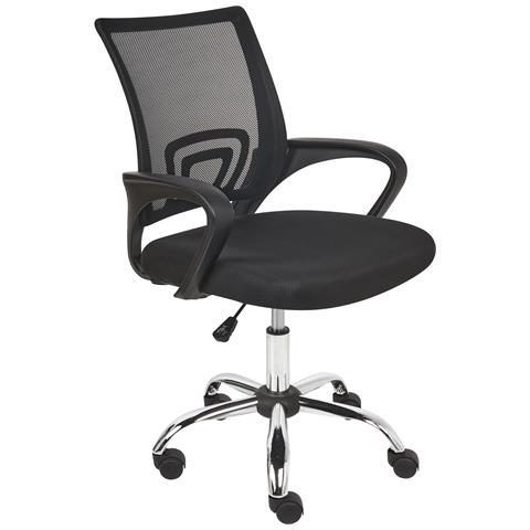 Sedia Da Ufficio Solid Nero - Foto 2