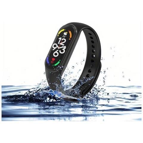 Silicone Strap For Xiaomi Mi Band Series 3/4/5/6/7 Black - Foto 1