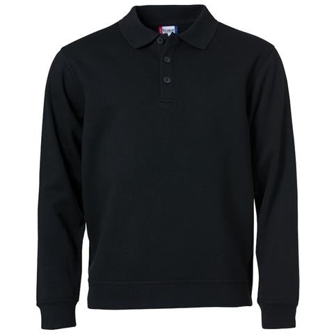 Basic Polo Sweater Nero L - Foto 1