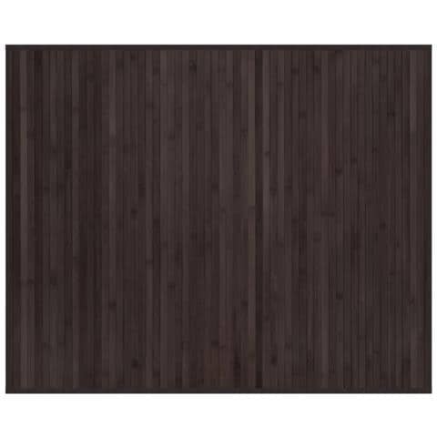 Tappeto Rettangolare Marrone Scuro 80x100 Cm In Bambù - Foto 2