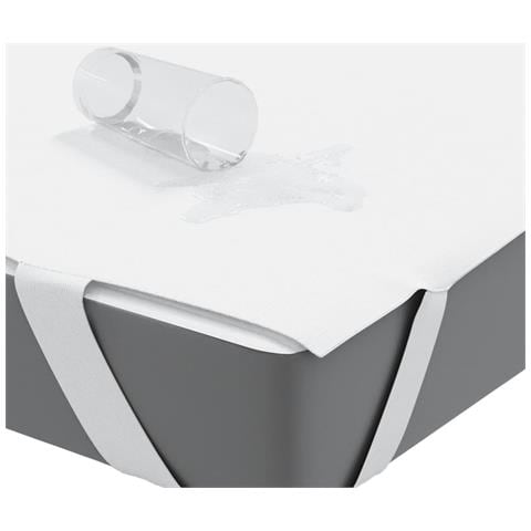 Coprimaterasso Bianco 100x220 Cm Impermeabile - Foto 3