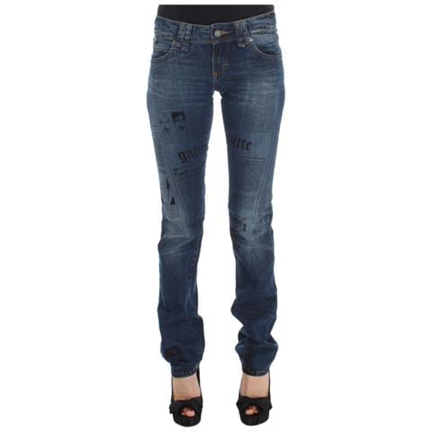 Jeans Bootcut Slim Fit In Misto Cotone Lavato Blu - W24 - Foto 1
