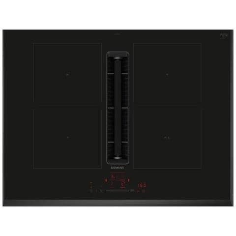 Piano Cottura ED751HQ26E a Induzione 4 Zone Cottura Cappa Aspirante da 59.2 cm Colore Nero - Foto 1