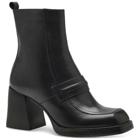 Black Elegant Closed Booties Stivaletti Pelle Scarpe Donna Nero Eu 39, 1-25387-41 001 - Foto 1