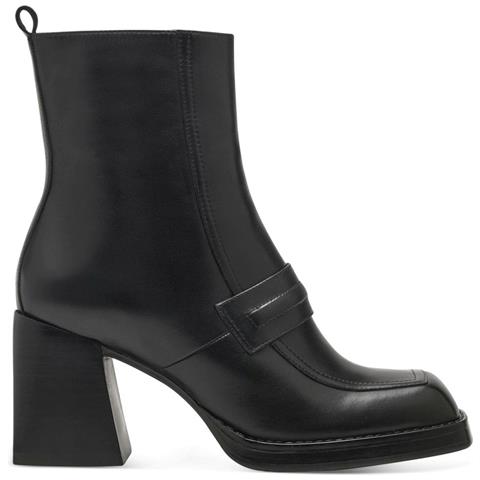 Black Elegant Closed Booties Stivaletti Pelle Scarpe Donna Nero Eu 39, 1-25387-41 001 - Foto 2