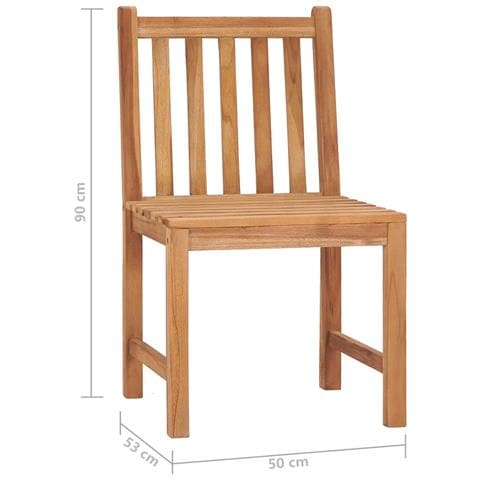 Set da Pranzo per Esterni 7 pz in Legno Massello di Teak - Foto 10
