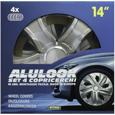 Set 4 Copricerchi 14'' Alulook Bis - Foto 2