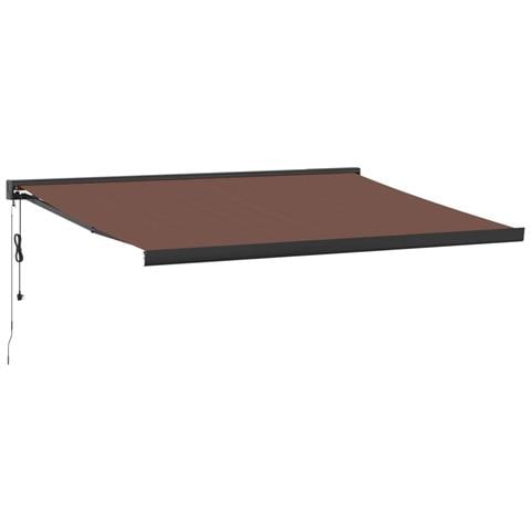 Tenda Da Sole Retrattile Automatica Marrone 450x300 Cm - Foto 2