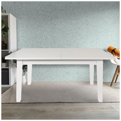 Tavolo Allungabile Ligure 180 Laccato Bianco Opaco - Foto 1
