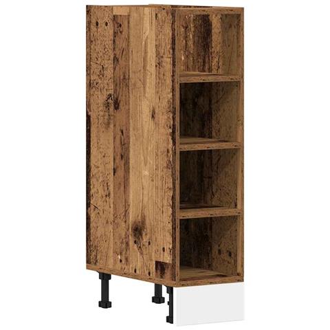 Armadio Inferiore Legno Vecchio 20x44,5x81,5 Cm In Truciolato - Foto 2
