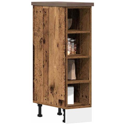 Armadio Inferiore Legno Vecchio 20x44,5x81,5 Cm In Truciolato - Foto 1