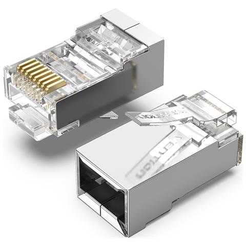 IDCR0-100 cavo di collegamento RJ-45 Argento, Trasparente - Foto 5