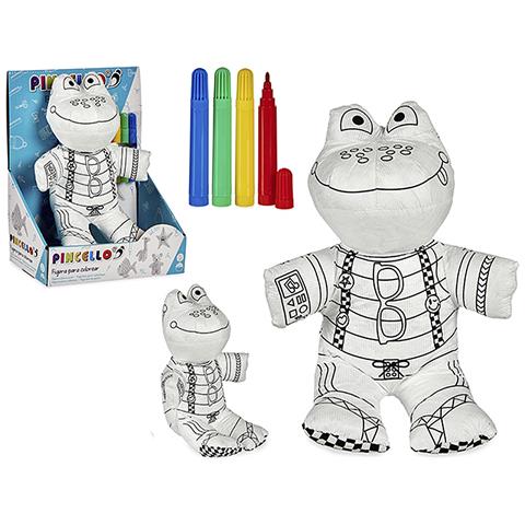 Bambola Rana Da Colorare. Include 4 Pennarelli. - Foto 1