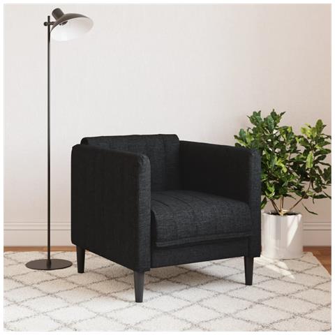 Lusso Casadino -  Poltrona Nera In Tessuto - Foto 2