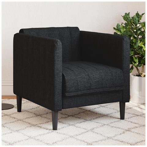 Lusso Casadino -  Poltrona Nera In Tessuto - Foto 8