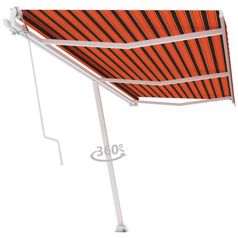 Lusso Casadino -  Tenda Da Sole Autoportante Automatica 600x300cm Arancio Marrone - Foto 2