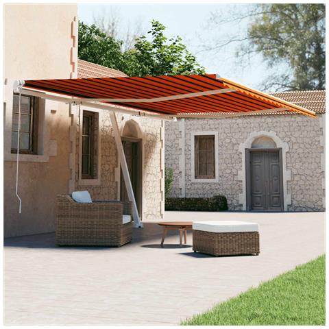 Lusso Casadino -  Tenda Da Sole Autoportante Automatica 600x300cm Arancio Marrone - Foto 8