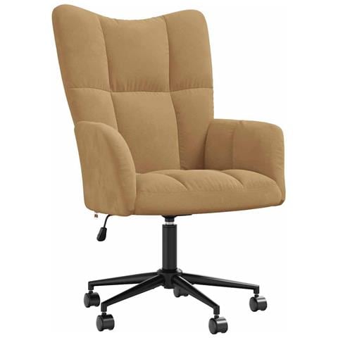 Lusso Casadino -  Poltrona Relax Marrone In Velluto - Foto 1