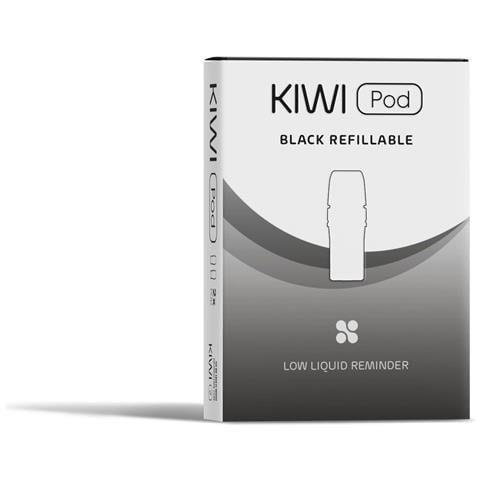 Kiwi 2 Ricambio 2 Pod Low Liquid Reminder Con Sistema Child Proof Per Sigaretta Elettronica Kiwi 2, No E-liquid (black) - Foto 1